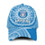 Apifoou Tonga College Classic Cap Tongan Ngatu Pattern Ver.01 LT14 Classic Cap Universal Fit Blue - Polynesian Pride