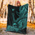 Hawaii Polynesian Premium Blanket Ukulele Turquoise LT13 White - Polynesian Pride