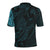 Maori Tattoo Style Blue Polo T Shirt - Polynesian Pride