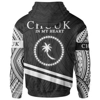 Chuuk State Hoodie In My Heart Style Polynesian Patterns - Polynesian Pride