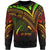 Northern Mariana Islands Sweatshirt - Cross Style Reggae Color Unisex Black - Polynesian Pride