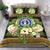 Northern Mariana Islands Bedding Set - Polynesian Gold Patterns Collection Black - Polynesian Pride