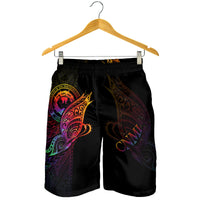 Northern Mariana Islands Men's Shorts - Butterfly Polynesian Style - Polynesian Pride