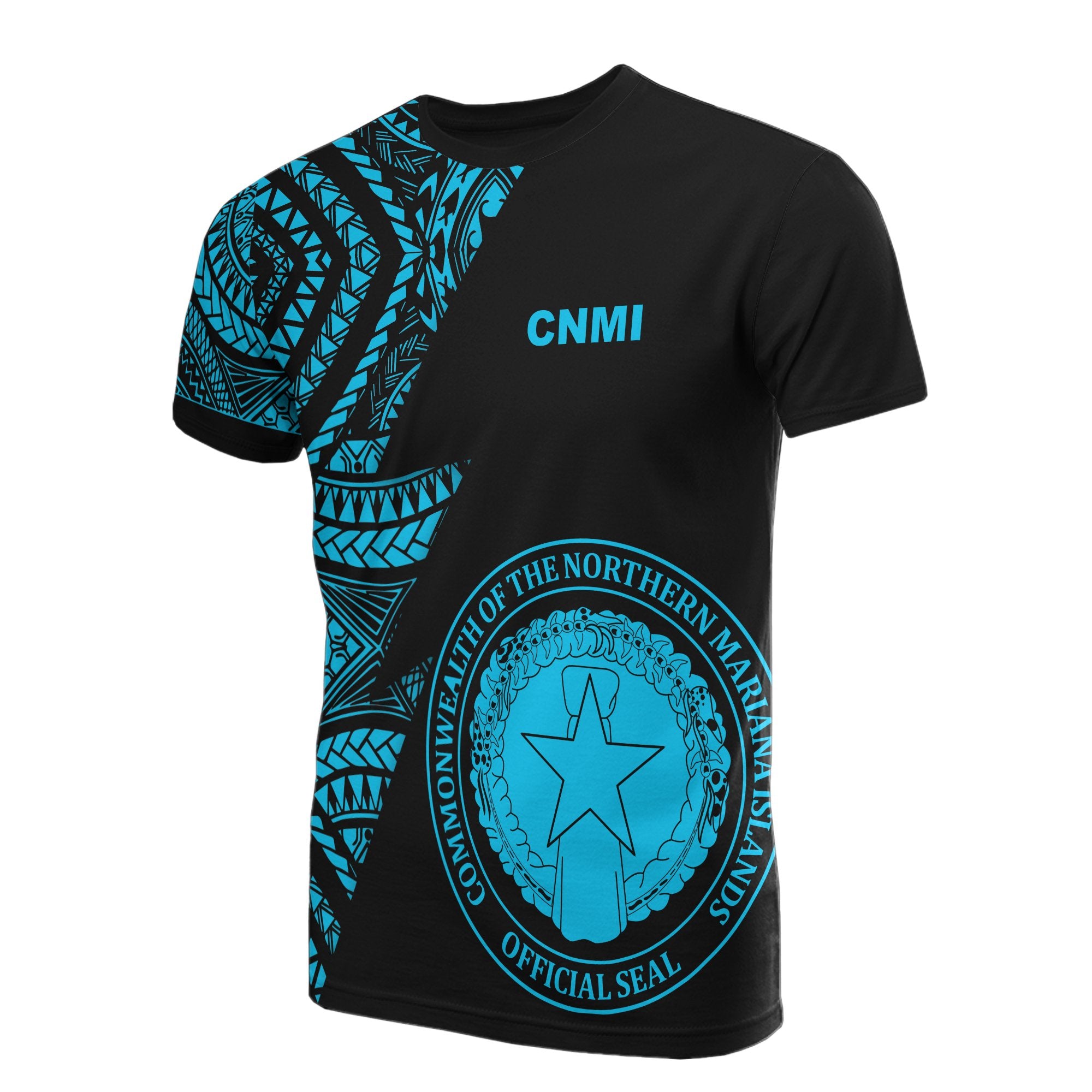 Northern Mariana Islands T Shirt Micronesian Pattern Neon Flash Style Unisex Neon - Polynesian Pride