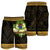 Cook Islands Men's Shorts - Polynesian Gold Patterns Collection - Polynesian Pride