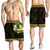 Cook Islands Men's Shorts - Polynesian Gold Patterns Collection - Polynesian Pride