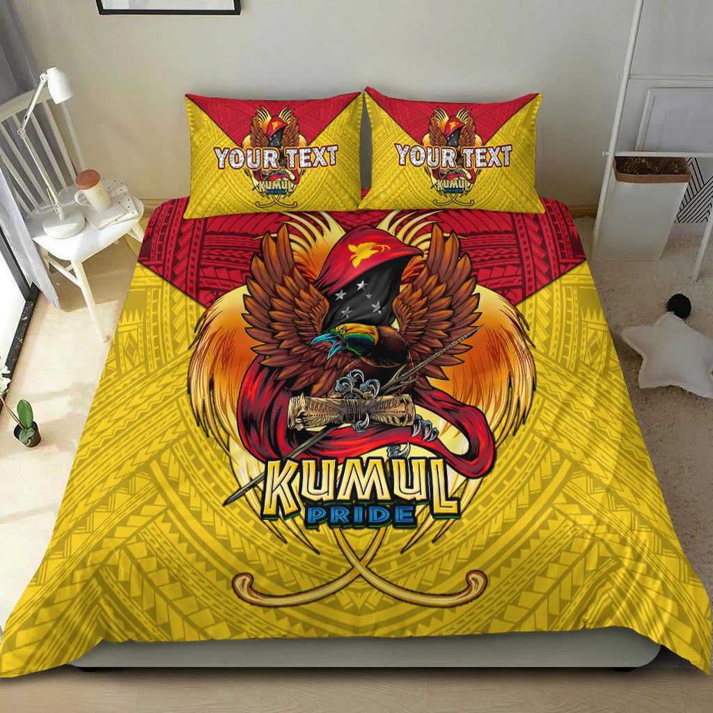 (Custom Personalised) Papua New Guinea Rugby Kumul Pride Bedding Set - LT2 - Polynesian Pride