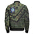 Guam Sleeve Zip Bomber Jacket - Custom Guam Camo Deluxe Polynesian Tattoo Bomber Jacket - Polynesian Pride