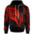 Tahiti Custom Hoodie Polynesian Tahiti Seal Unisex Red - Polynesian Pride