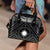 Marshall Personalised Shoulder Handbag - Marshall Seal With Polynesian Tattoo Style ( Black) One Size Black - Polynesian Pride