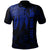 New Caledonia Custom Polo Polynesian Wings Blue Unisex Blue - Polynesian Pride