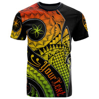 Guam Custom T Shirt Guam Polynesian Decorative Patterns Unisex Black - Polynesian Pride