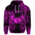 Cancer Zodiac Polynesian Zip Hoodie Unique Style Pink LT8 - Polynesian Pride