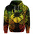 Cancer Zodiac Polynesian Zip Hoodie Unique Style Reggae LT8 - Polynesian Pride