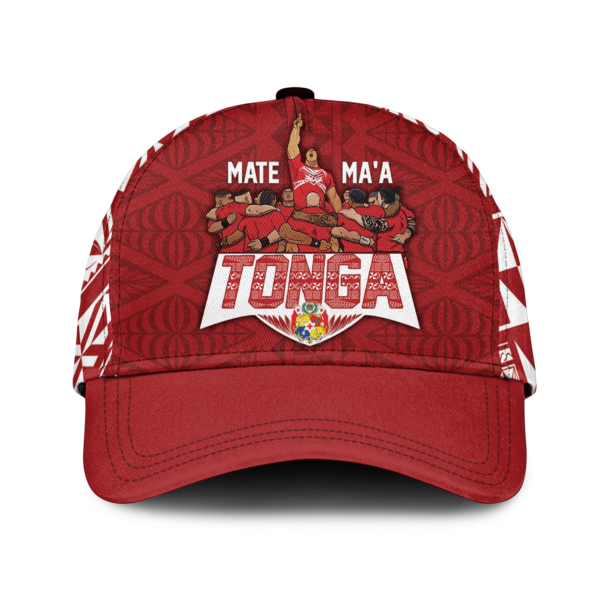 Tonga Rugby Classic Cap Mate Ma'a Tonga Warriors LT7 - Polynesian Pride