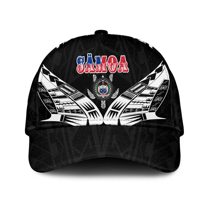 Samoa Black Saturday Classic Cap 28 Dec 1929 Visual Arts - Black LT9 Classic Cap Universal Fit Black - Polynesian Pride