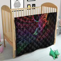 Chuuk State Premium Quilt - Butterfly Polynesian Style - Polynesian Pride