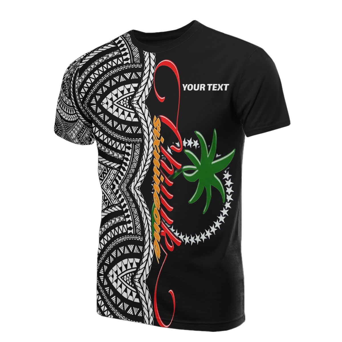 Chuuk Custom T Shirt Number SixNineOne Style White Unisex Black - Polynesian Pride