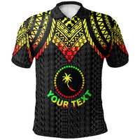 Chuuk Custom Polo Shirt Polynesian Armor Style Reagge Unisex Reggae - Polynesian Pride