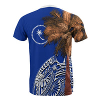 Chuuk T Shirt Micronesian Palm Tree Flag - Polynesian Pride