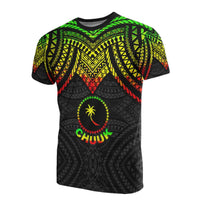 Chuuk T Shirt Micronesian Pattern Reggae Armor Style Unisex Reggae - Polynesian Pride