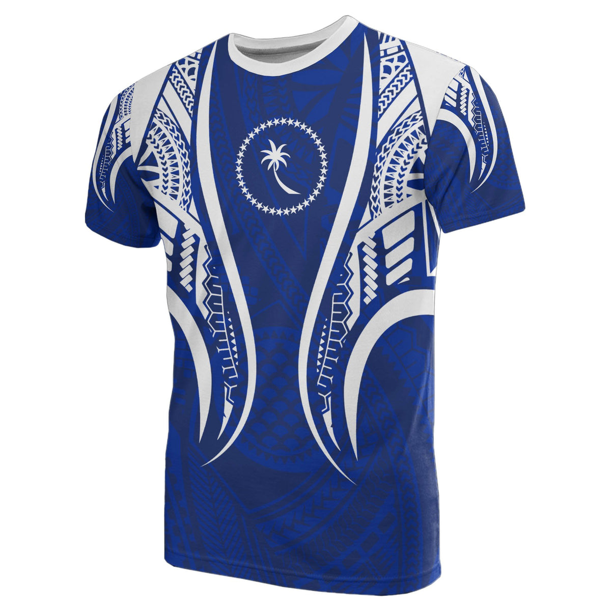 Chuuk T Shirt Chuuk Flag Polynesian Stylized Unisex Blue - Polynesian Pride