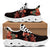 Hawaii Turtle Hibiscus Polynesian Clunky Sneakers - Tina Style - AH White - Polynesian Pride