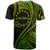 Cook Islands T Shirt Green Polynesian Wave Style LT9 - Polynesian Pride