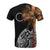 Cook Islands T Shirt Polynesian Palm Tree Black - Polynesian Pride