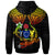 Cook Islands Zip up Hoodie Lizard Good Chest - Polynesian Pride