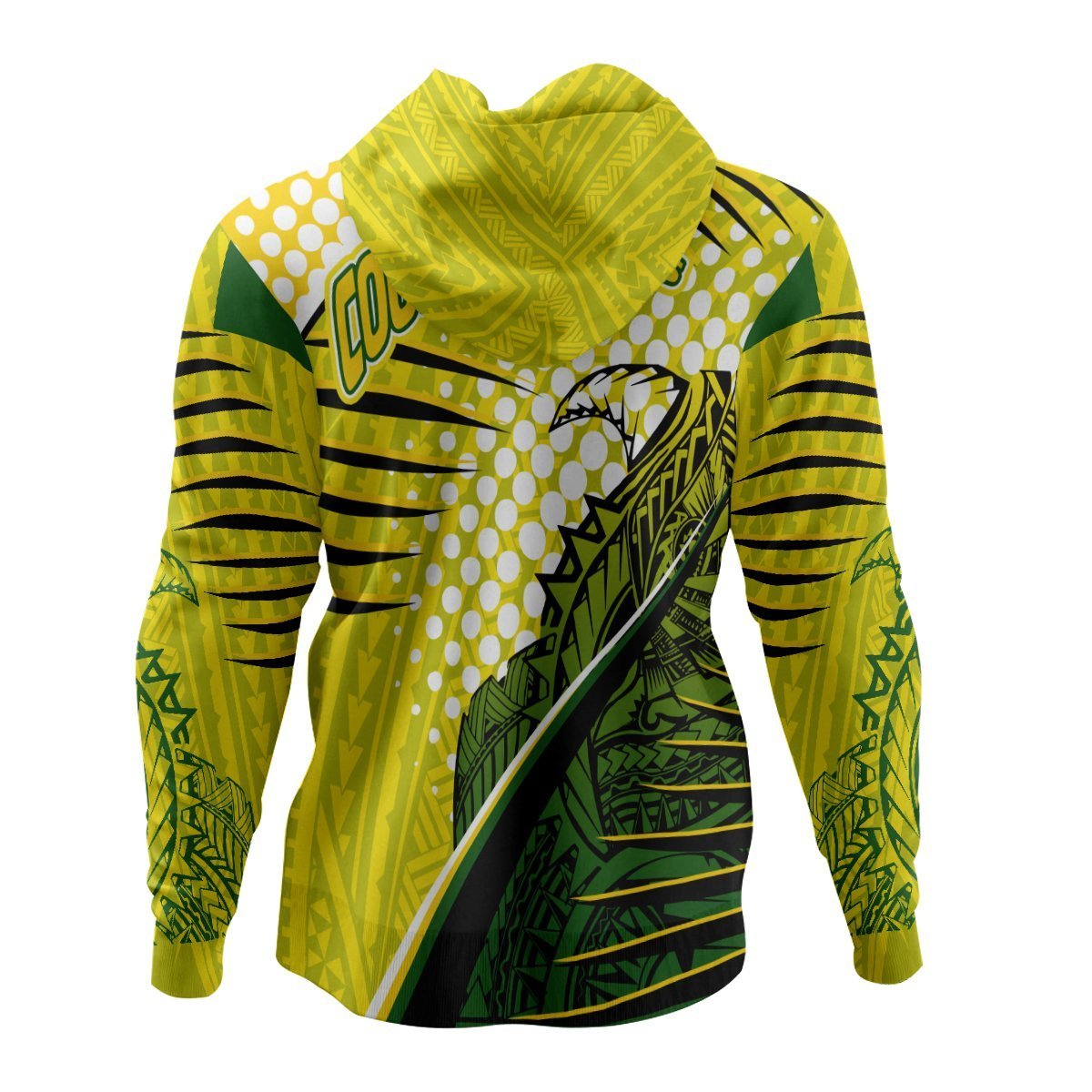 Cook Islands Zip up Hoodie Tides Style Special - Polynesian Pride