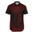 Cook Islands Polynesian Chief Shirt - Red Version Men Red - Polynesian Pride