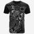Cook Islands T Shirt Polynesian Flag Turtle Hibiscus Black Unisex Black - Polynesian Pride