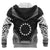 Cook Islands Polynesian Chief Custom Zip up Hoodie Black Version Unisex Black - Polynesian Pride