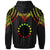 Cook islands Zip up Hoodie Polynesian Armor Style Reagge - Polynesian Pride