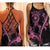 Hawaii Criss Cross Tank Breast Cancer Survivor Mix Hibiscus LT7 Female Black - Polynesian Pride