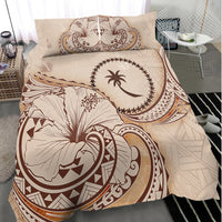Chuuk Bedding Set - Hibiscus Flower Vintage Style - Polynesian Pride