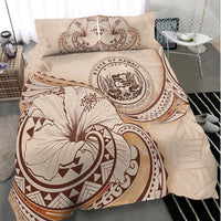Hawaii Bedding Set - Hibiscus Flower Vintage Style - Polynesian Pride