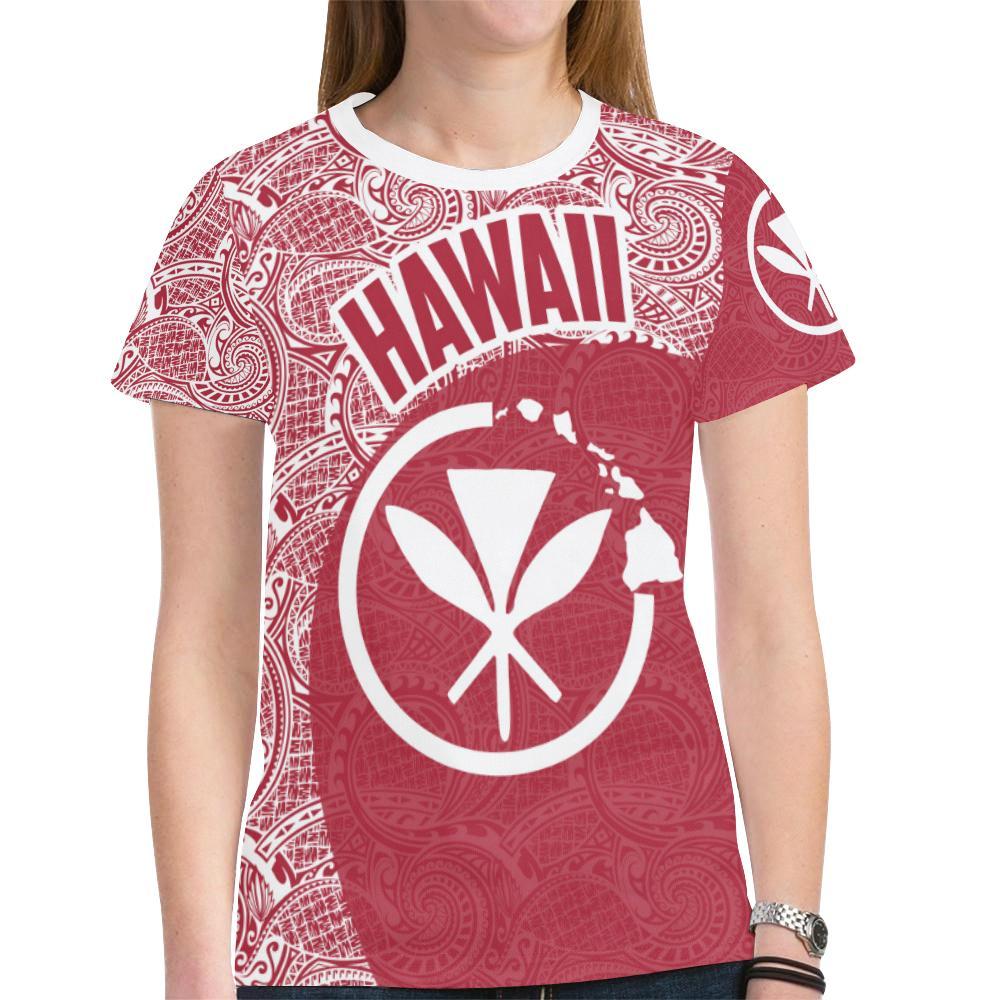Hawaii T Shirt Hawaii Kanaka Maoli Map 07 Th90 - Polynesian Pride