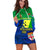 (Custom Personalised) Malampa Fiji Day Hoodie Dress Vanuatu Polynesia mix Flowers LT13 - Polynesian Pride