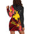 (Custom Personalised) Papua New Guinea Hoodie Dress Bird of Paradise LT13 - Polynesian Pride