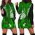 (Custom Personalised) New Caledonia Hoodie Dress Nautilus Green Polynesian Hibiscus LT13 Green - Polynesian Pride