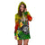 The Shaka Hawaii Hoodie Dress Tropical Flowers Reggae Version LT13 - Polynesian Pride