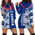 Toa Samoa Rugby Hoodie Dress Siamupini Ula Fala Blue LT13 Blue - Polynesian Pride