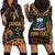 (Custom Personalised) Samoa Tatau Hoodie Dress Gold Polynesian Ula Nifo LT13 Gold - Polynesian Pride