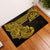 Hawaii Kakau Door Mat Polynesian Floral Tribal Gold Version LT9 Gold - Polynesian Pride