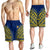 Tokelau Men Shorts Coconut Palm Leaf LT13 Blue - Polynesian Pride