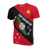 Papua New Guinea T Shirt PNG Flag East New Britain Province FLag Unisex Red - Polynesian Pride