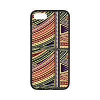 Polynesian 04 Rubber Phone Case One Size iPhone 8 (4.7") Black - White - Polynesian Pride
