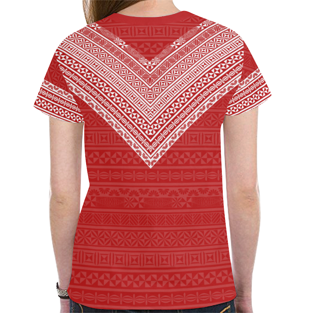 Tonga T Shirt Tonga Flag and Tapa Pattern - Polynesian Pride